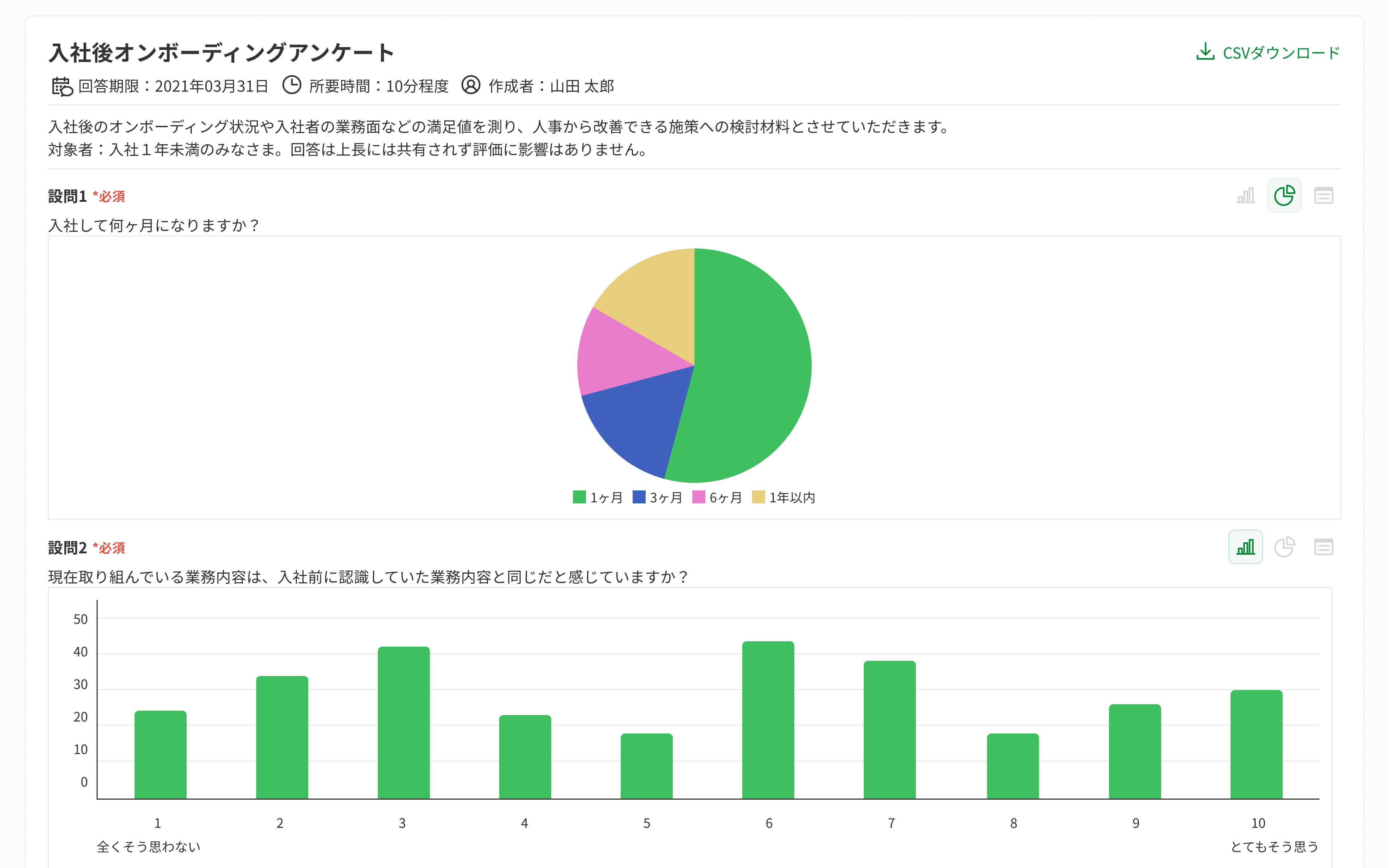 アンケート アンケート
